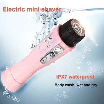 

Electric Painless Epilator Shaving Facial Shaver Hair Removal Machine Hair Trimmer Remover Mini Women Body Underarm Remove Razor