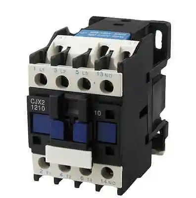 

CJX2-1210 AC Contactor 12 Amp 3 Phase 3-Pole NO 380V 50/60Hz Coil