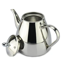 Neue stil edelstahl teekanne und Kaffee Tropf Wasserkocher topf teekanne mit sieb edelstahl wasserkocher für Barista