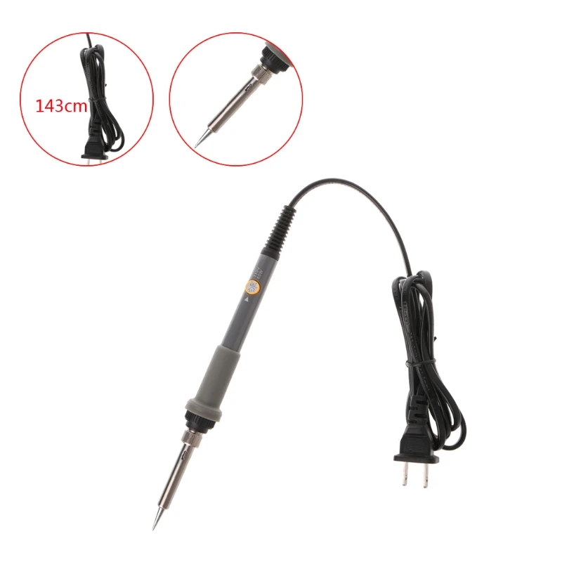 60W Adjustable Electric Temperature Gun Welding Soldering Iron Tool 200-450 Degrees Celsius EU/US Plug