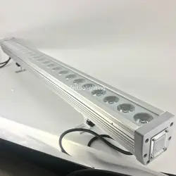 4 с дорога случае/lot IP 65 высокой мощности 24x10 w dmx512 Светодиодный прожектор rgbw 4 в 1 шайбы стены