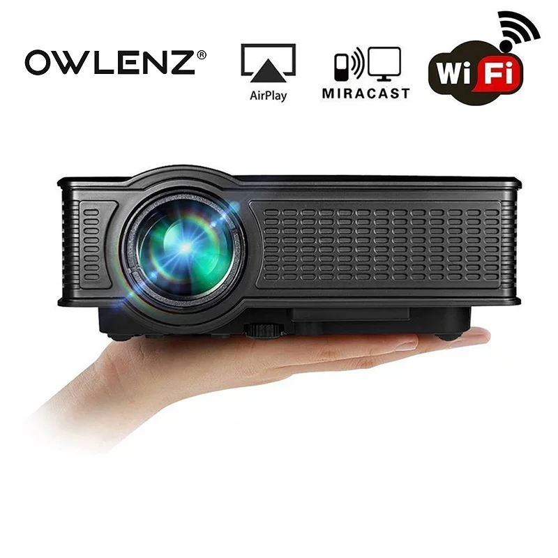 Original Mini Projector Pico HD LED Video Movie Home Cinema Portable Mobile Projector WIFI Support Miracast Airplay Multi-Screen
