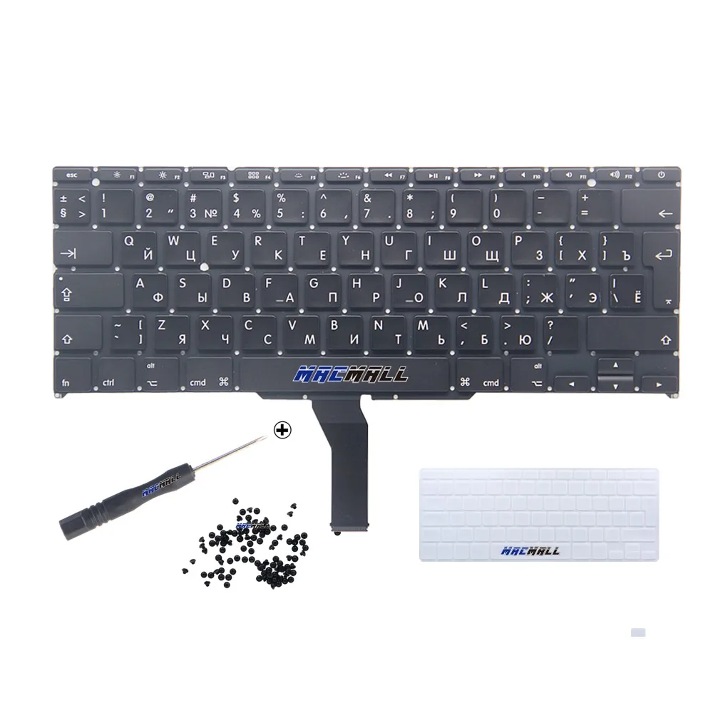 

New Russian Keyboard For Macbook Air 11" A1370 A1465 Russian Keyboard MC968 MC969 MD223 MD224 2011 2012 2013 2014