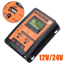 12V/24V 30A MPPT Solar Charge Controller Dual USB LCD Display Solar Panel Battery Regulator 12V/24V 30A MPPT Solar Charge Controller Dual USB LCD Display Solar Panel Battery Regulator