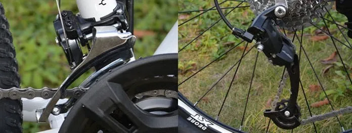 Горный велосипед Алюминий сплав рама 27-Скорость 26 дюймов прямые велосипед двойной дисковый тормоз жесткий каркас