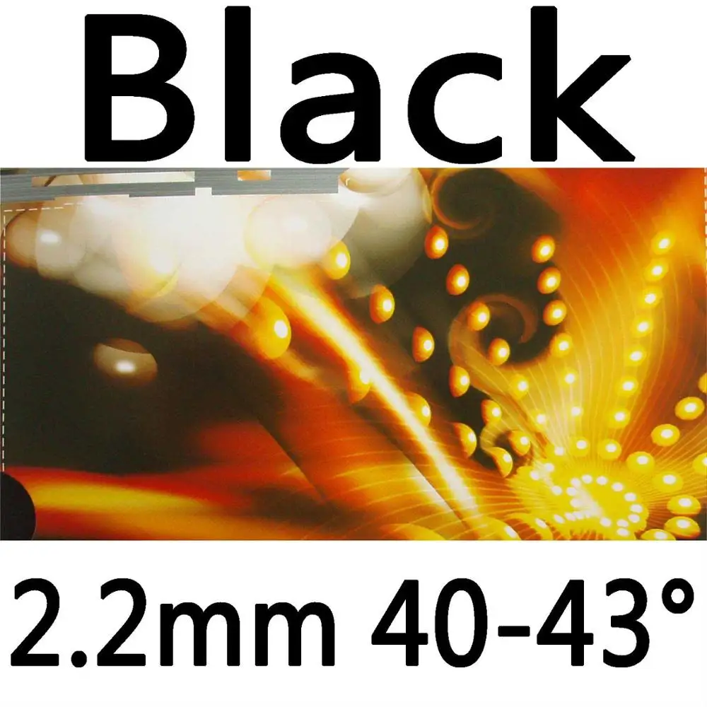 Kokutaku 007-II pips-в настольном теннисе резиновый с губкой - Цвет: Black 2.2mm H40-43