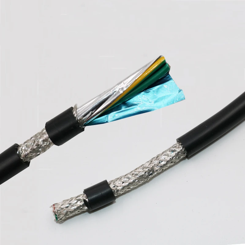 15AWG/1.5square 2/3/4/5/6/7/8 core Shielded cable 5meters pure copper RVVP shielded wire control cable UL2547 signal wir