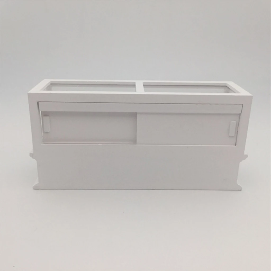 Handcrafts 1/12 Dollhouse Miniature Wooden Display Cabinet Showcase Shopwindow Model Shopping Mall Scenes