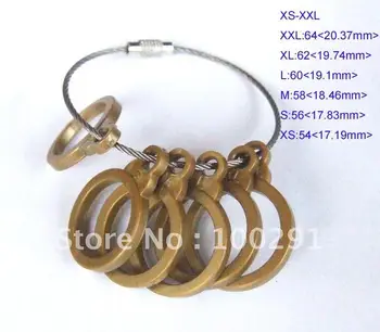 

Free ship!!! XS-XXL gold Plstic Ring Sizer Mandrel Finger Sizing