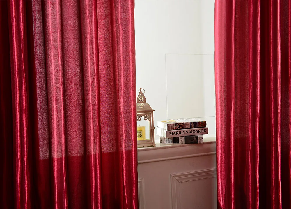 100 x 250CM Pure Color Grommet Ring Top Blackout Window Curtain for Bedroom Living Room
