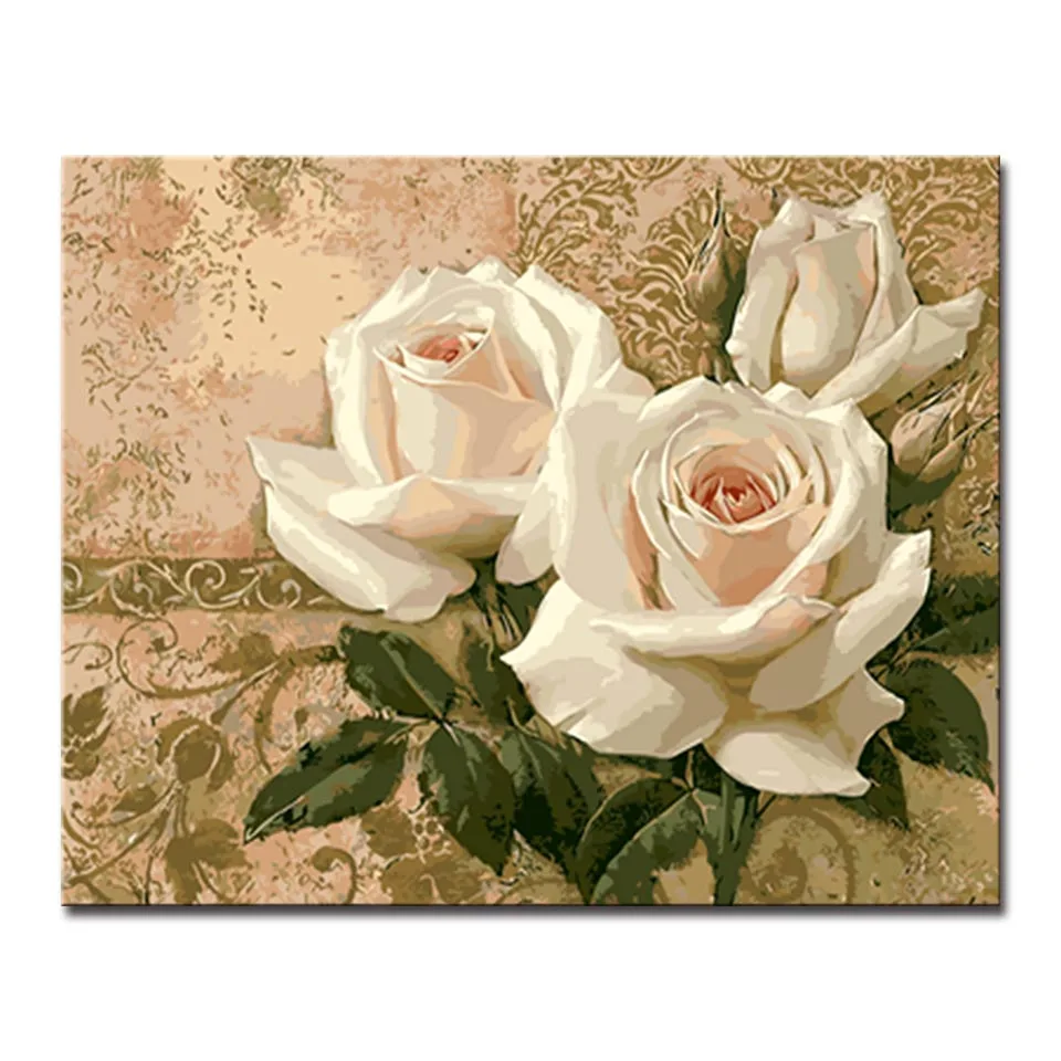 Живопись по номерам розы. Золотое руно лц-043 «букет белых роз». Пионы збигнева копаня. Розы на холсте. Zbigniew kopania художник.