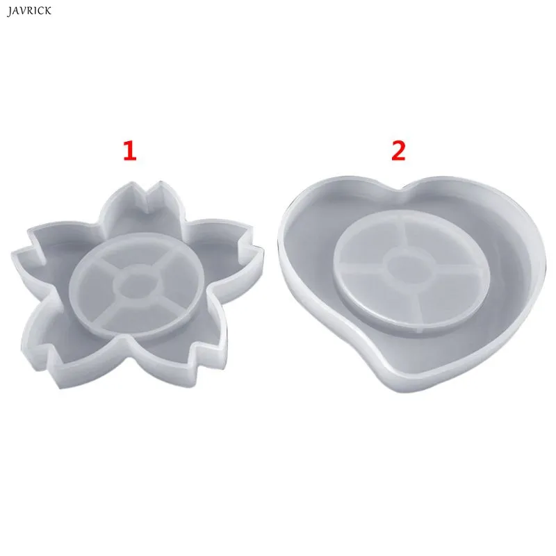 

Silicone 3D DIY Flower Heart Epoxy Resin Mold Jewelry Making Pendant Making Tool Mould Handmade Craft Decorative
