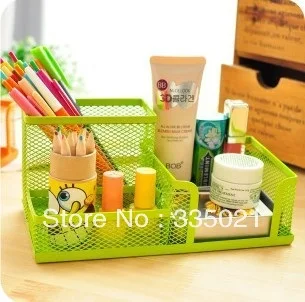 

Lovely beautiful DIY function metal grid pen holder