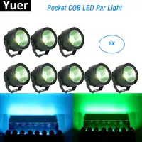 Licht Musik 30W RGBW 4IN1 LED COB Par Lichter Bühne Waschen Effekt Licht DMX Disco Lichter Par LED Für dj Beleuchtung Laser Projektor