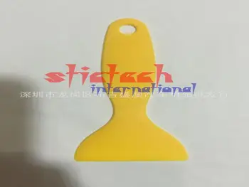 

by dhl or ems 1000pcs Film Wrapping Scraper Tools Bubble Window Wrapping Film Scraper Car Styling yellow colors