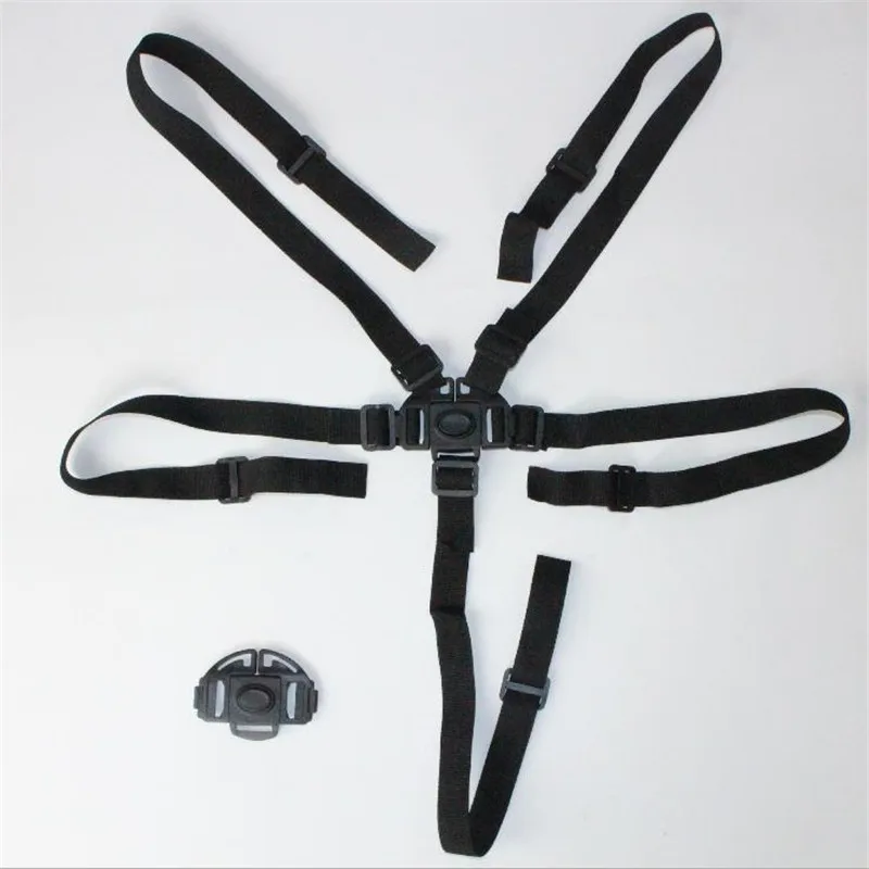 

Baby Seat Belt 5 Point Harness Kids Safe Belt Seat For Stroller High Chair Pram Buggy Children Kid Pushchair 360 Rotating Hook