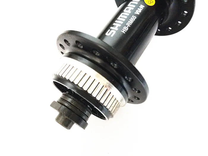 SHIMANO RM66 32-отверстие quick release велосипед центр алюминиевого сплава передней и задней части велосипеда Черный дисковые велосипедные тормозные подшипник