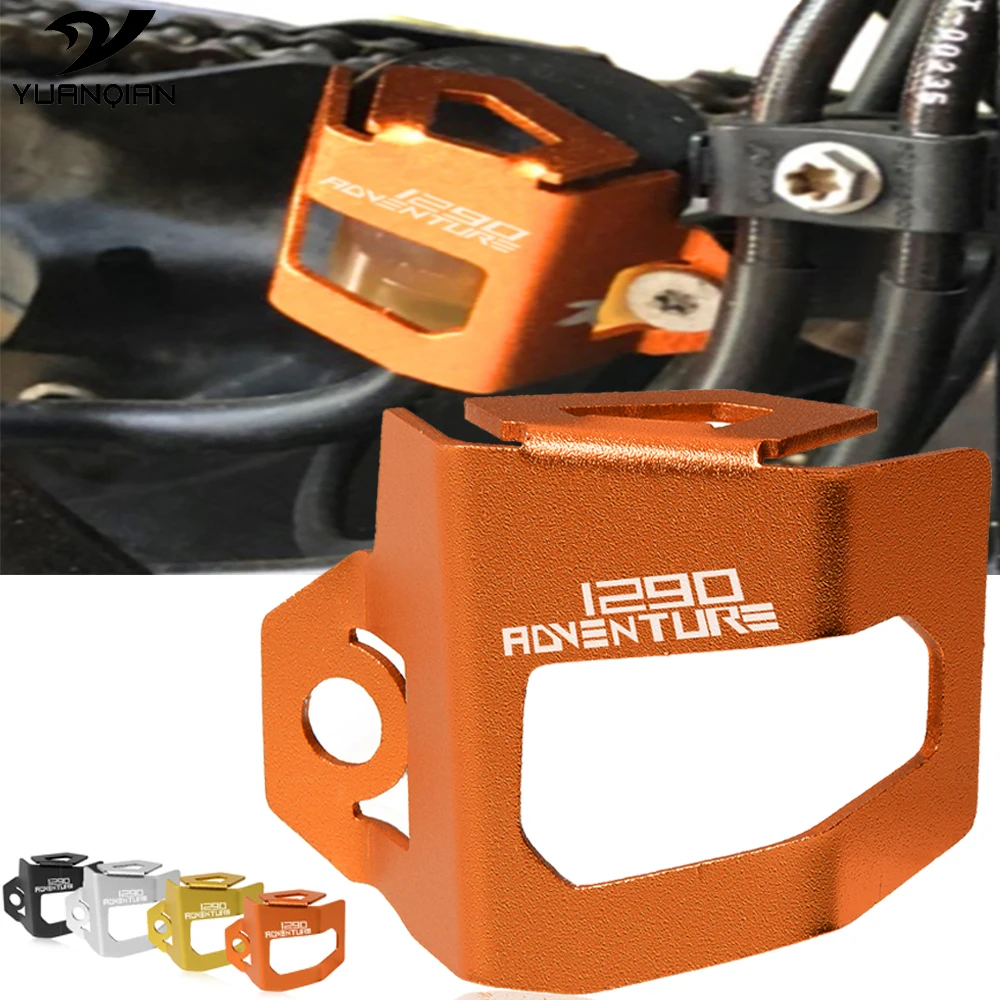 Moto Brakes fluid reservoir guard For Super Adventure 1290 R S T Motorcycle Rear Brake Fluid Reservoir Guard Cover Protect | Автомобили и