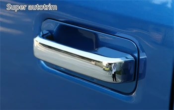 

Lapetus Side Auto Door Handle + Handle Bowl Molding Cover Trim Chrome Accessories Exterior Fit For Ford F150 2015 2016 2017 ABS