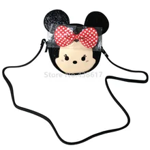 Милые ЦУМ Красный Минни мини маленький ребенок дети сумка PU Сумки через плечо для Обувь для девочек Дети мультфильм портмоне кошелек