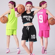 Women’s Basketball Clothes Double Sided Basketball Uniforms Training Suit Reversible Jersey Custom Logo Number Team Name