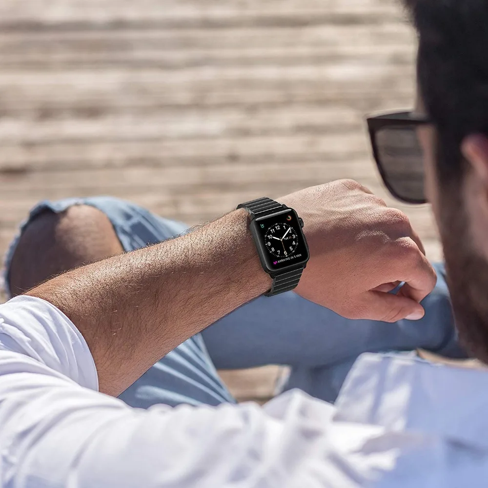 Браслет из нержавеющей стали для Apple Watch 4 3 2 1 38 мм 42 мм|Ремешки часов| |