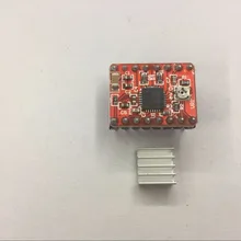 1 шт. Reprap шаговый Драйвер A4988 модуль драйвера шагового двигателя с радиатором