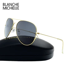 2017 High Quality Pilot Sunglasses Men And Women Polarized UV400 Mirror Lens Sunglass Brand Designer Sun Glasses oculos With Box 2017 High Quality Pilot Sunglasses Men And Women Polarized UV400 Mirror Lens Sunglass Brand Designer Sun Glasses oculos With Box
