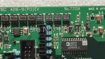 Industrial equipment card contec AD16-16(PCI)EV NO.7313A PCI High-Speed Analog Input Board