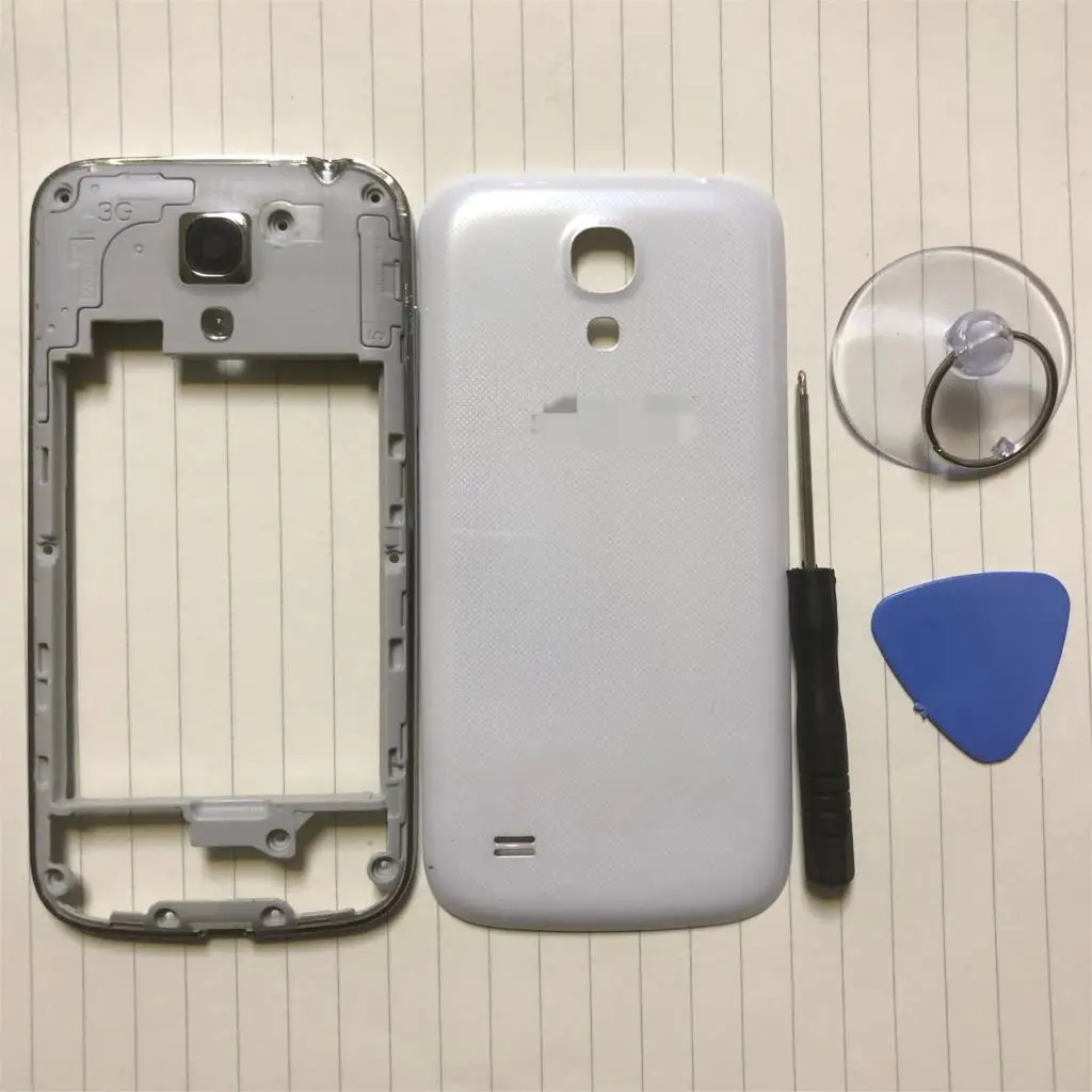 

Original Mid Frame For Samsung Galaxy S4 mini i9190 i9192 i9195 Phone Housing Cover With Rear Battery Case Door