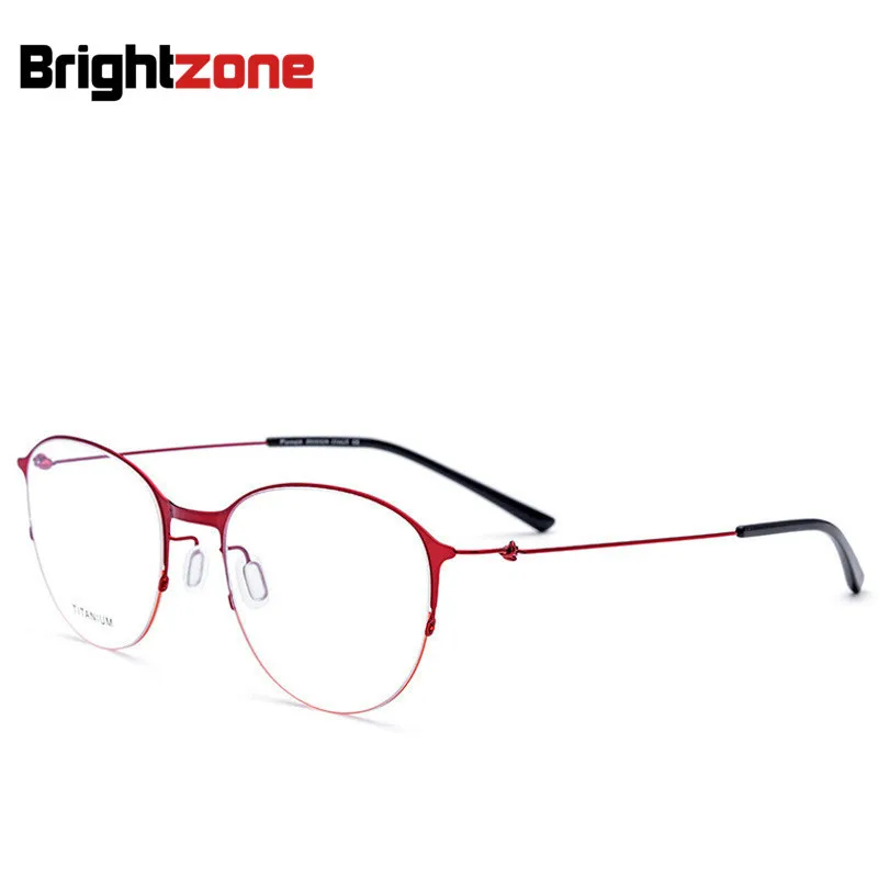 

Non-Screw Men Women New Half Rim Myopia Super Light Spectacles Frame Leisure Style High-end Fashion Eye Glasses Oculos De Grau