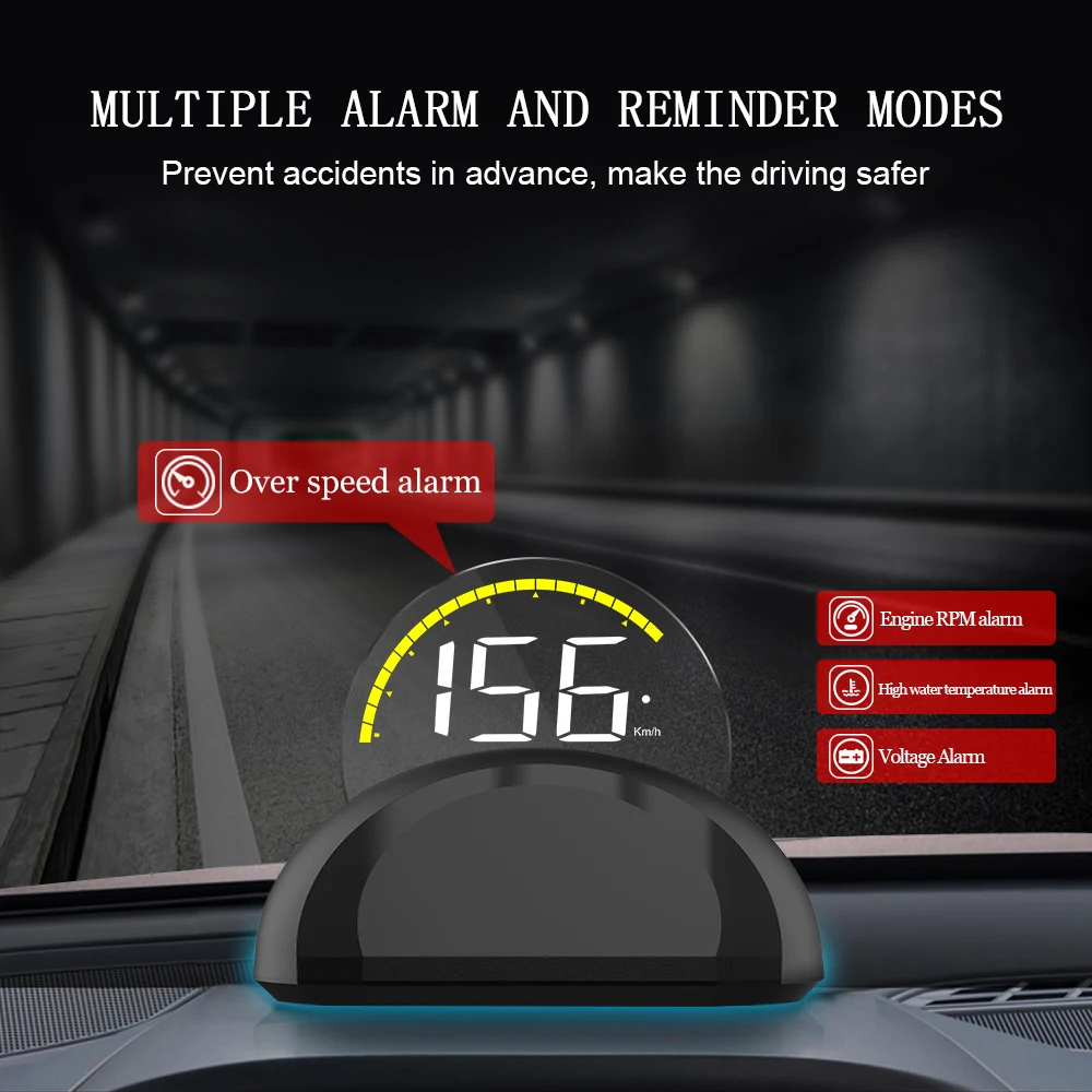 Зеркало HUD OBD2 автомобильный дисплей лобовое стекло проектор бортовой компьютер