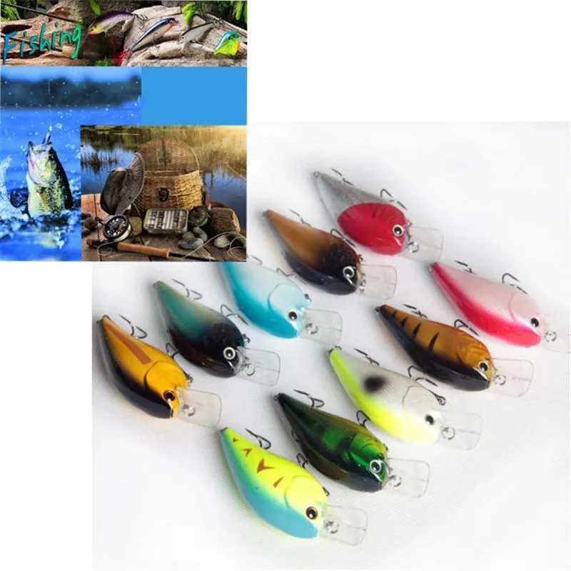 Lot 5Pcs Fishing Lures Kinds Of Minnow Fish Bass Tackle Hooks Baits Crankbait hot September5 Lot 5Pcs Fishing Lures Kinds Of Minnow Fish Bass Tackle Hooks Baits Crankbait hot September5