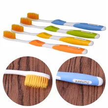 4 шт взрослых Нано Уход за зубами Премиум Мягкая зубная щетка со щетиной Набор