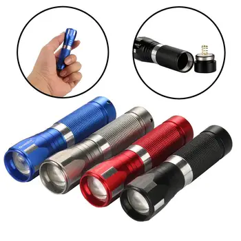 

Mini 1 Mode LED Flashlight LED Tactical Flashlight Bright Torch Lamp Mini Pen Light AA for Camping Hiking Free