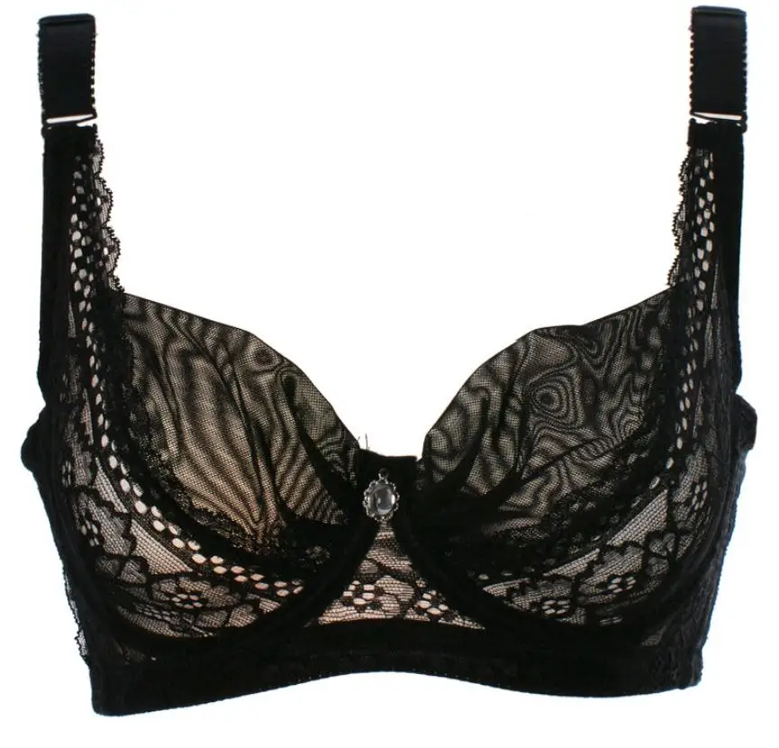 Intimates fashion style summer ultra thin bra large C/D cup bra