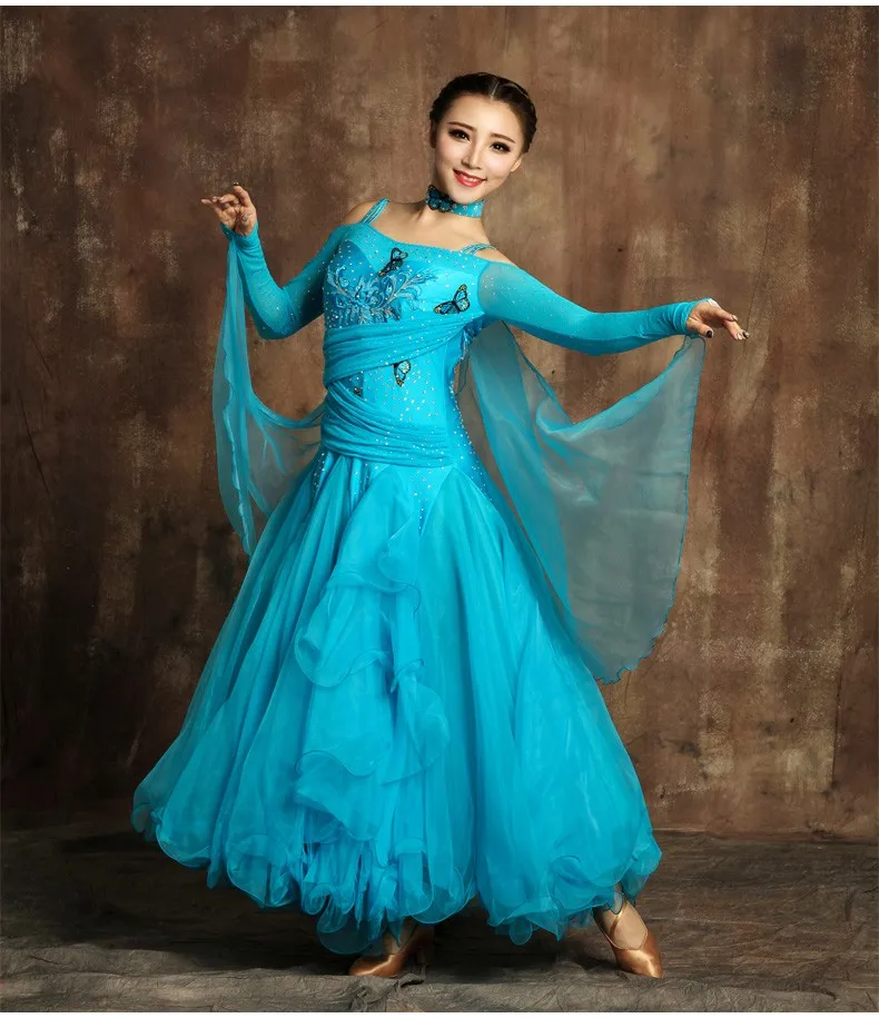 Платья для конкурса бальных танцев, стандартные Бальные платья для танцев, светящиеся костюмы, бальные платья для вальса