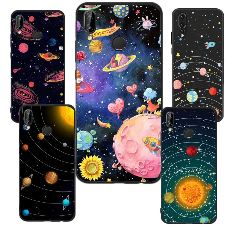 Universe Cases For HUAWEI P8 P9 P10 Lite mini 2017 Starry Sky Huawei Mate10 P20 P Smart P20lite Shell Coque |