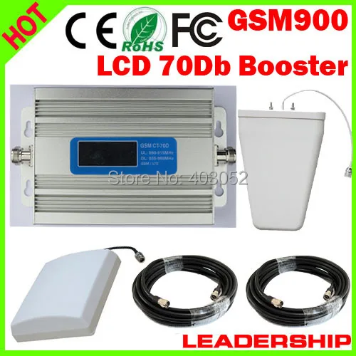 

Free shipping ALC LCD display BOOSTER High gain 2G signal booster GSM970 900mhz SIGNAL repeater amplifier panel antenna 300m2