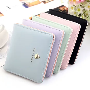 

Mini Thin Folded Women Short Wallet Cute Animal Pattern Coin Purse Card Holder Bag Fashion New Woman Wallets Carteira Feminina