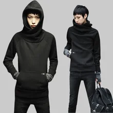 Весенняя толстовка мужская одежда тонкий плюс бархат мужской пуловер с капюшоном короткая куртка тренд певица костюмы