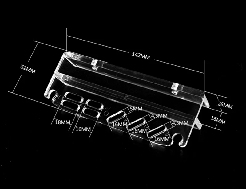 20 шт акриловый Оргстекло водные растения инструменты подвесные держатели для водная трава