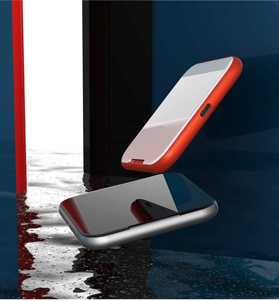 !ACCEZZ Mirror Phone Stand Charger 7.5W Fast Qi Wireless Charging For iPhone X 8 Plus XS MAX XR MIX 2S 10W Charge For Samsung S8 (11)