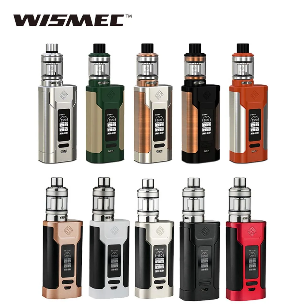 

Original Wismec Predator 228 Kit with 4.9ml Elabo Tank Atomizer & 228W Max Output & 2A Quick Charging E-cig Vape Kit No Battery