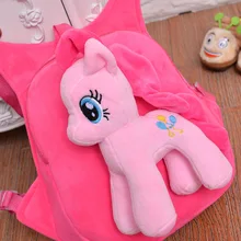 Детский плюшевый рюкзак для детского сада милая мягкая плюшевая игрушка лошадь сумка для дошкольников подарок для детей от 1 года