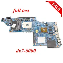 NOKOTION 659093-001 659094-001 для hp Pavilion DV7-6000 17 дюймов материнская плата для ноутбука HM65 DDR3 HD6490 графика полный тест