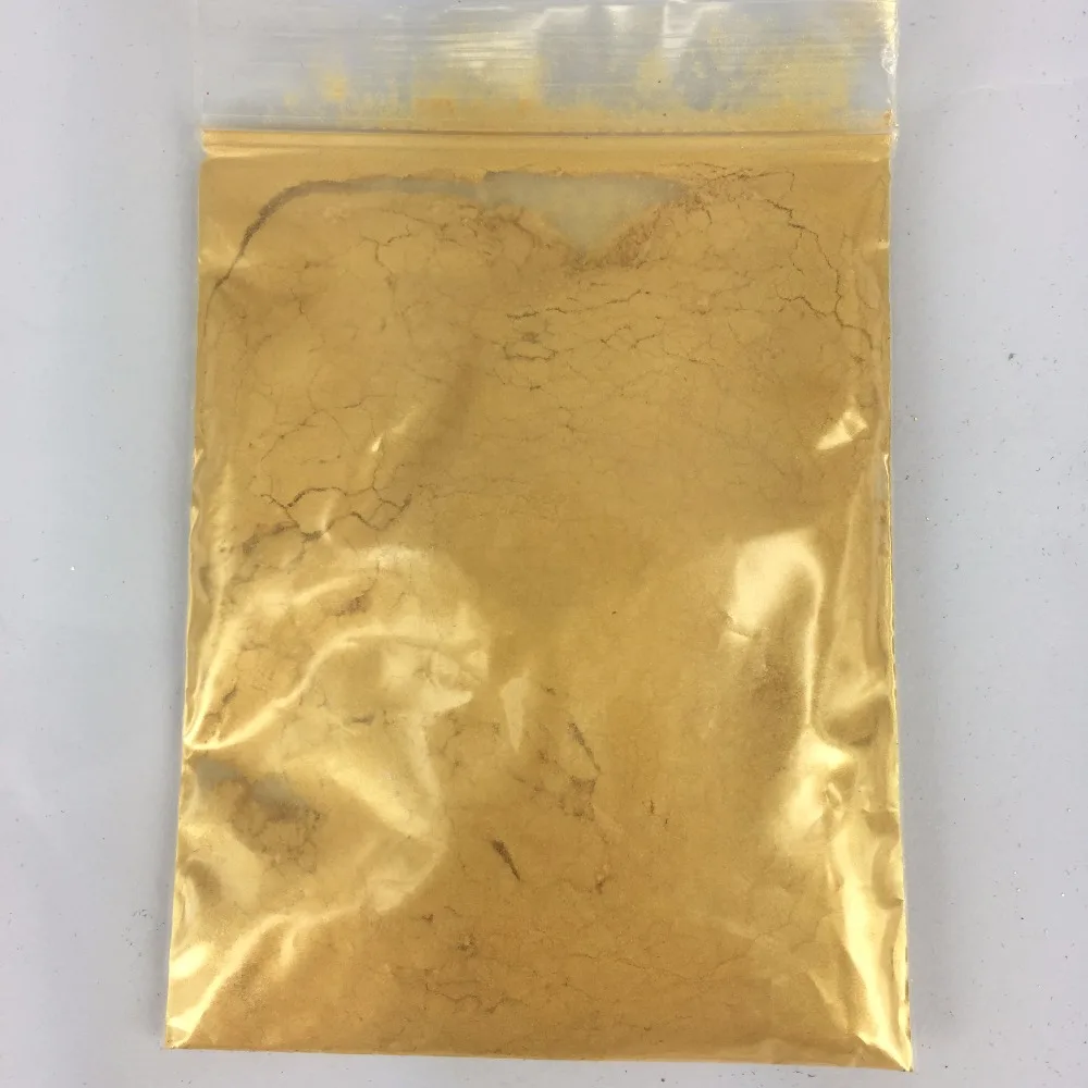 Золотой цветной перламутровый пигмент порошковое покрытие для автомобильных покрытий художественное украшение 50 г в упаковке