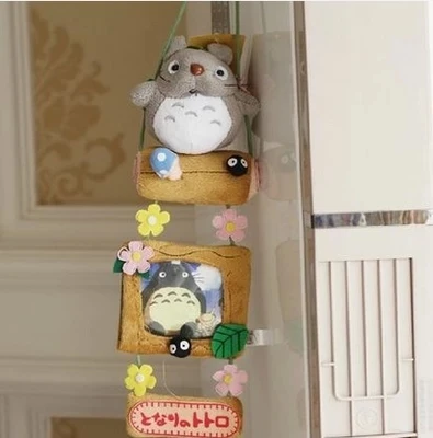 

Free shipping special creative Totoro cartoon plush Hanging photo frame cloth plush stuffed toy girl birthday gift 1pc