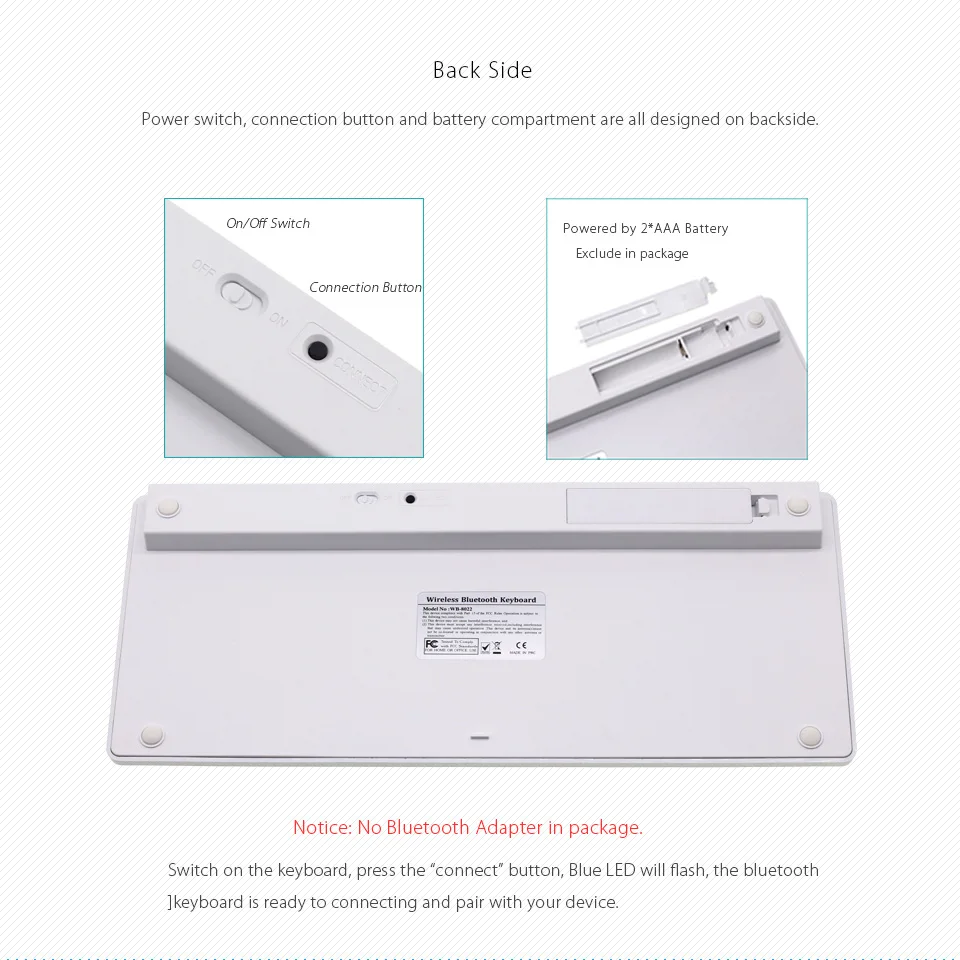 Немецкая(Deutsch) Bluetooth клавиатура для iPad Pro, iPad Air, Android планшетов, мини беспроводная клавиатура для ноутбука, поверхность