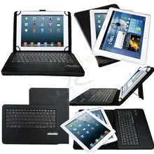 New Universal Detachable Wireless Bluetooth Keyboard Leather Case Cover for 9″ 10″ Tablet PC Leather Case